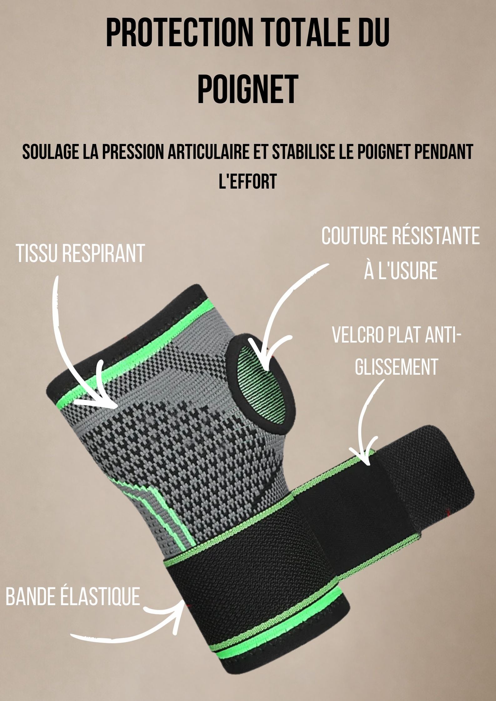 Manchon Poignet Pro™